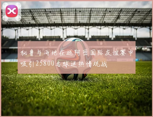秘鲁与海地在迈阿密国际友谊赛中吸引25800名球迷热情观战